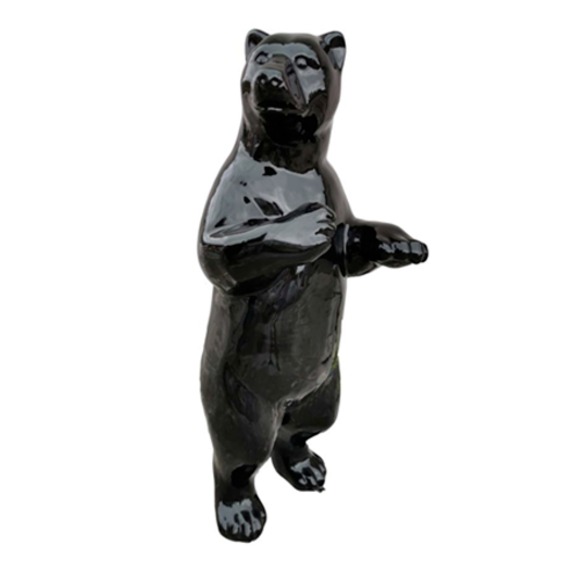 Design Dekoration Figur Bär aus Kunststoff Garten Skulptur Statuen