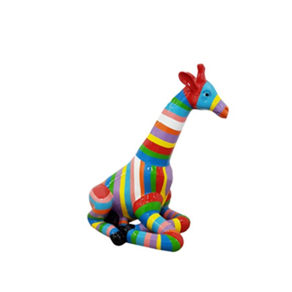 Design Dekoration Figur Giraffe Kunststoff Garten Skulptur Abstrakt Statuen