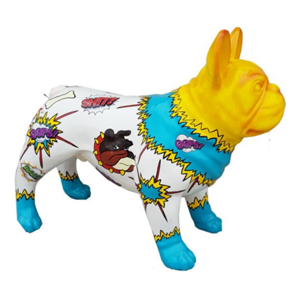Design Dekoration Figur Hund Kunststoff Garten Skulptur Statuen