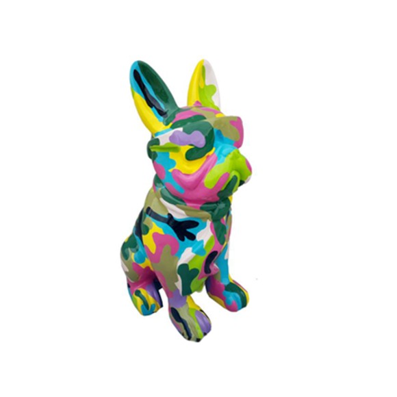 Dekoration Design Figur Abstrakt Hund aus Kunststoff Garten Skulptur Statuen
