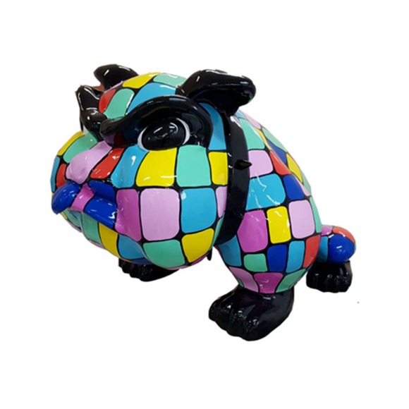 Design Dekoration Figur Hund Kunststoff Garten Skulptur Abstrakt Statuen