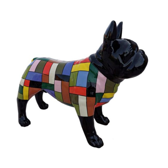Dekoration Design Figur Hund aus Kunststoff Garten Abstrakt Statuen
