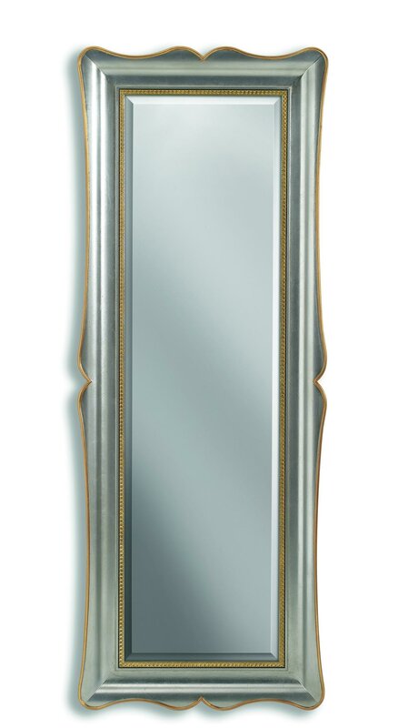 Klassischer Wandspiegel Holzrahmen Spiegel Möbel Neu 95x185 Glas Design Rahmen