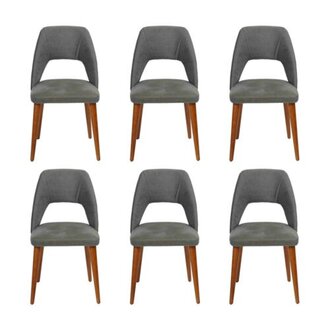 Stuhl Designer 6x Stühle Holzstuhl Esszimmerstuhl Luxus Holz Neu Möbel Neu