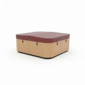 Abdeckhaube wetterfeste Isolierabdeckung für Outdoor-Whirlpool 200x200 cm