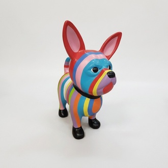 Abstrakt Hund Figur Statue Skulptur Deko Garten Design Statuen