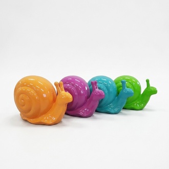 Abstrakt Schnecke Figur Statue Skulptur Deko Garten Design Statuen