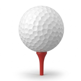 Abstrakte Deko Figur Skulptur Golf Club 120cm Figur Golf Ball Bälle