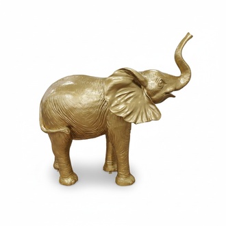 Abstrakte Deko Figur Statue Skulptur 160cm Statuen Skulpturen Gold