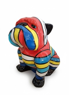 Abstrakte Bunt Deko Figur Statue Skulptur 80cm Figuren Statuen Skulpturen