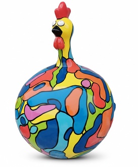 Abstrakte Deko Figur Bunt Statue Skulptur 80cm Figuren Statuen Skulpturen