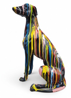 Abstrakte Deko Figur Statue Bunt Skulptur 80cm Figuren Statuen Skulpturen
