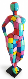 Abstrakte Dekorative Figur Skulptur Statue 130cm Statuen Figuren Skulpturen