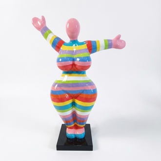 Abstrakte Design Figuren 125cm Statuen Garten Wohnzimmer Kunst