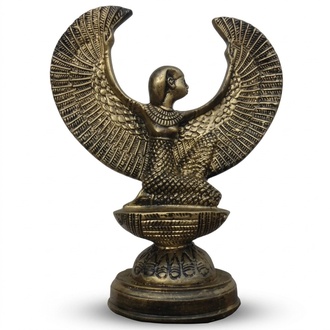 Ägypten Skulptur Göttin Isis Figur Statue Figuren Statuen Antik Stil 38cm