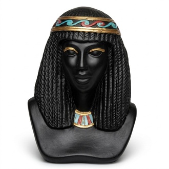 Ägypten Skulptur Kleopatra Kunststoff Statue Figuren Statuen Antik Stil