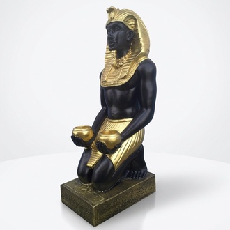 Ägypten Skulptur Pharao Kunststoff Statue Figuren Statuen Antik Stil 55 cm