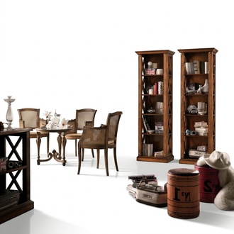 Akten Bücher Regal Schrank aus Echtholz Schrank Regale