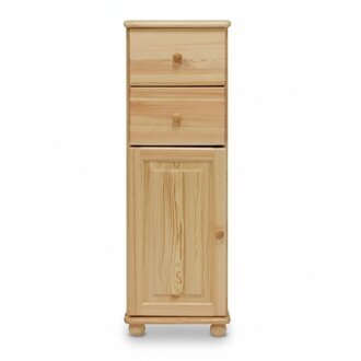Anrichte Kommoden Regal Holz Schrank Massiv Holz, Handarbeit Holz Möbel Braun