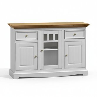 Anrichte Massive Kommode Schrank Möbel Kommoden Echtholz Schränke Neu Sideboard