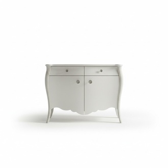 Anrichte Sideboard Weiß Sideboards Massiv Holz Schrank Möbel Kommoden