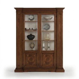 Anrichte Vitrinen Massivholz Wohnzimmer Sideboard Vaccari cav giovanni