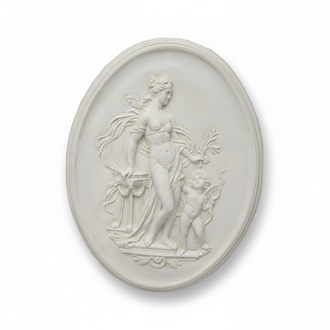 Antik Bild Relief Figur Statue Skulptur 80 x 65 cm Figuren Statuen Skulpturen
