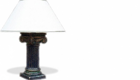 Antik Stil Büste Leuchte Tischlampe Tischleuchte Lampe Lampen Leuchten