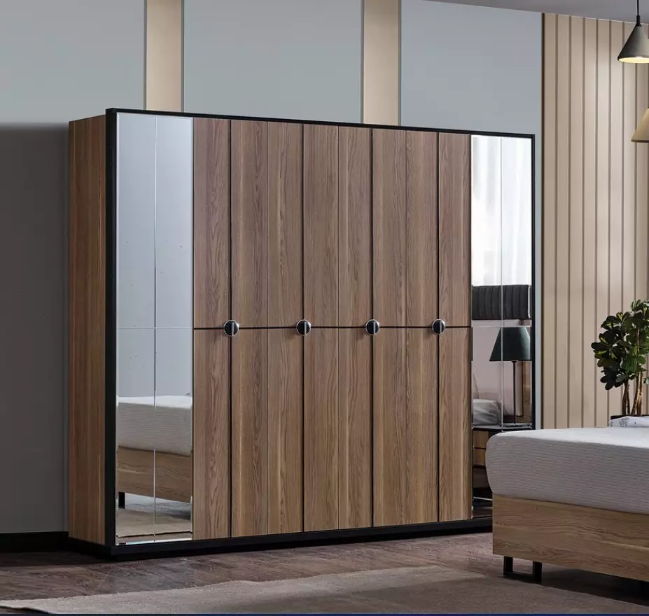 Kleiderschrank Schränke Schrank Design Holz 246 cm Modern Möbel