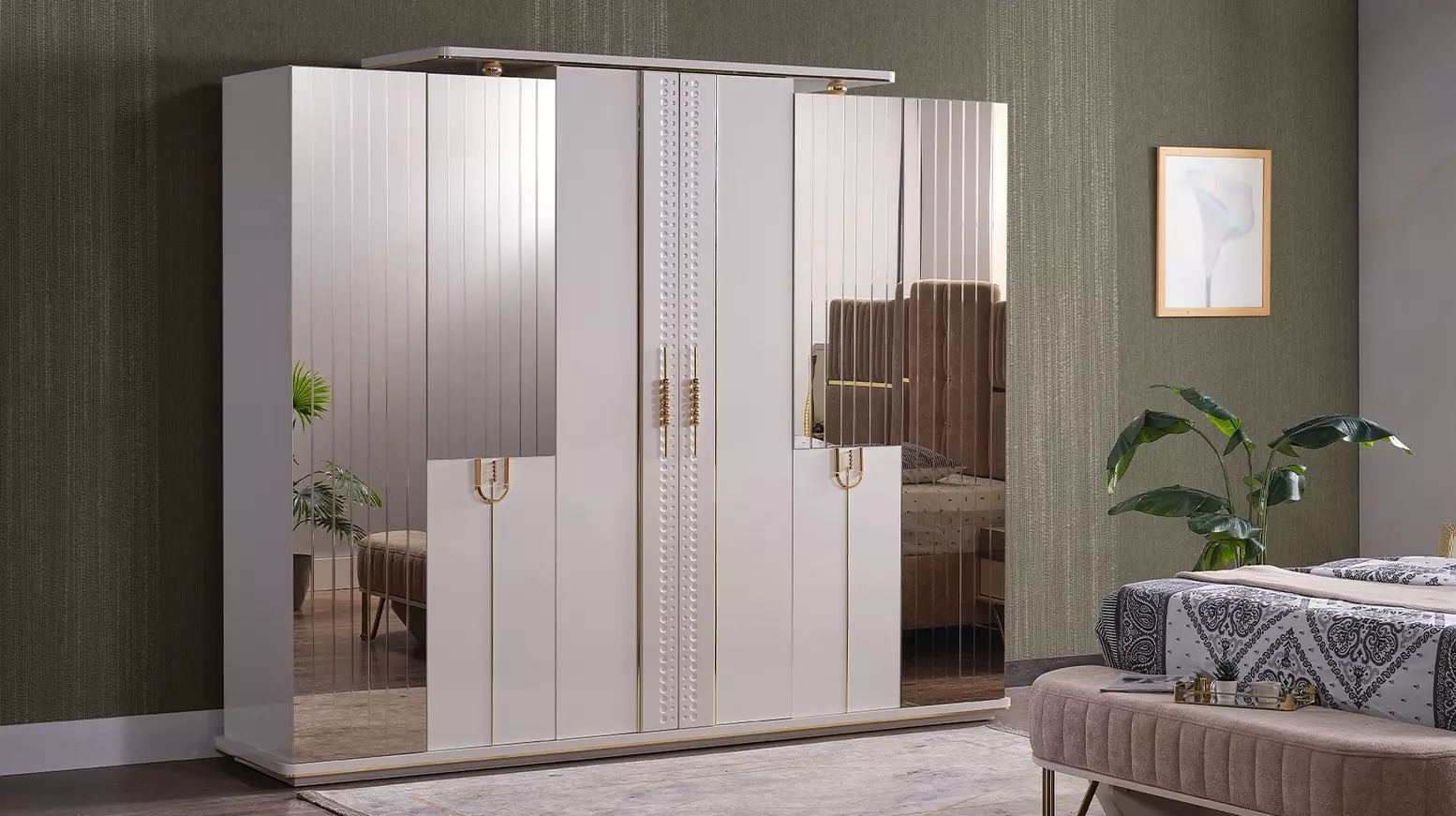 Kleiderschrank Design Luxus Schrank Modern Stil Schränke Schlafzimmer