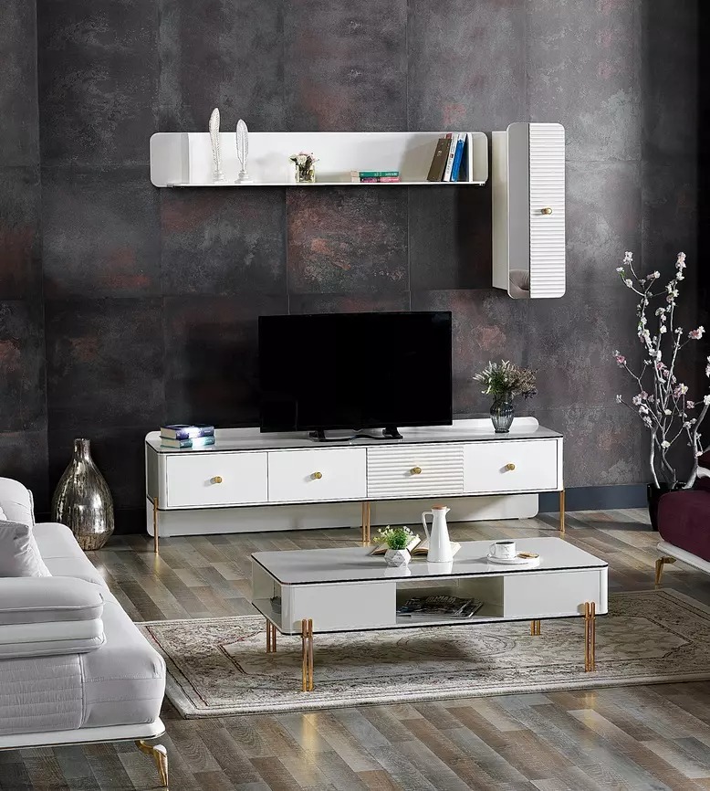 Modern rtv Regal Sideboard rtv Kommode Lowboard Fernseh Ständer Schrank