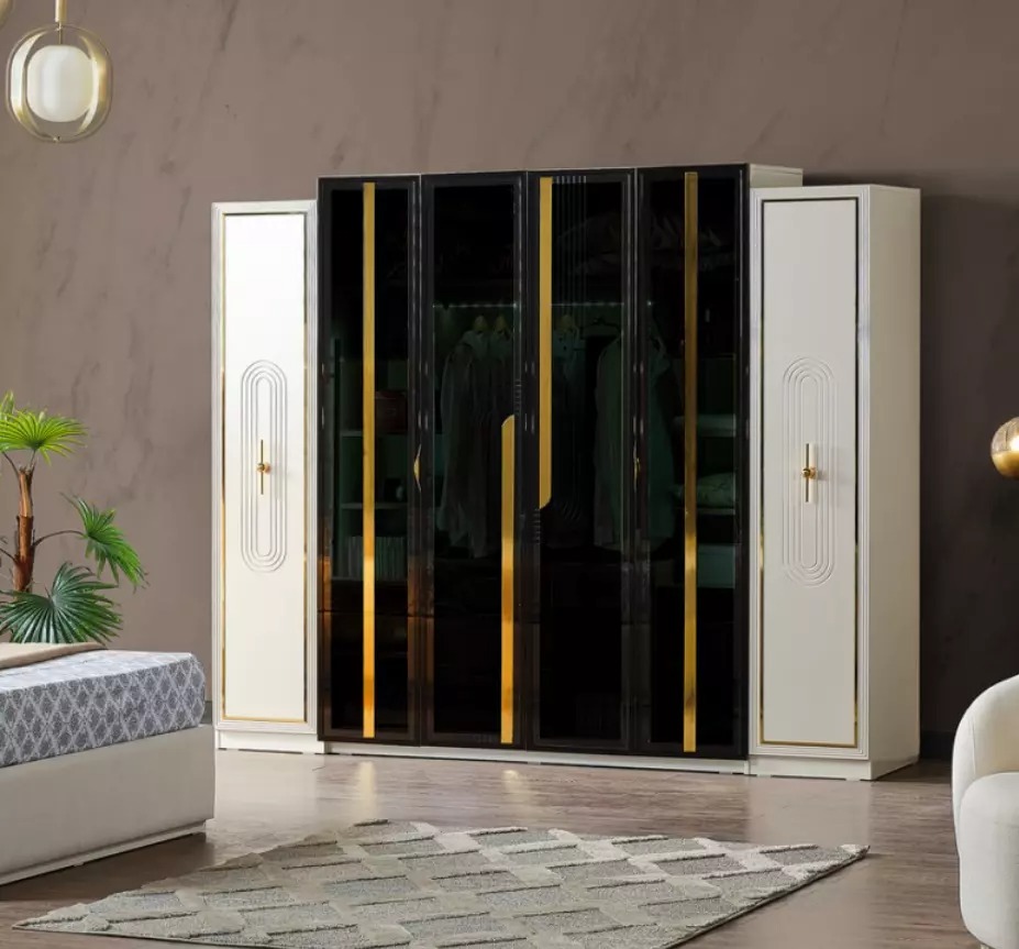 Kleiderschrank Schränke Schrank Design Holz Kinderzimmer Modern Möbel