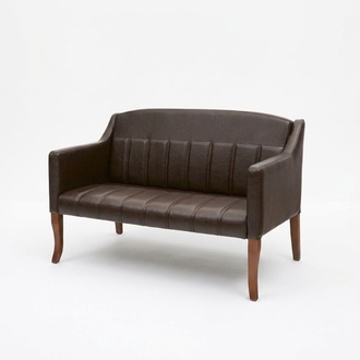 Arbeitszimmer Sofa Zweisitzer Textil Office Moderne Büroeinrichtung