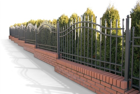Aussen Garten Grundstück Maßanfertigung Zaun Klassisch Geländer Zaun Modell 248
