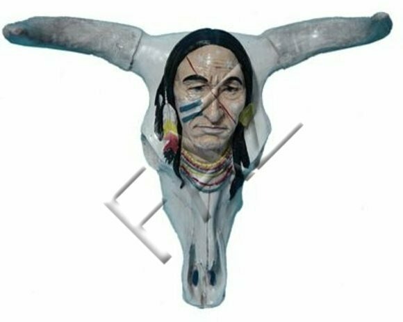 Design Inder Figur Statue Skulptur Indianer Figuren Skulpturen Dekoration