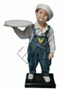 Junge Figur Skulptur Figuren Steinfigur Statuen Deko Statue Ständer