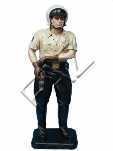 Design Polizist Figur Garten Statue Skulptur Figuren Skulpturen Dekoration