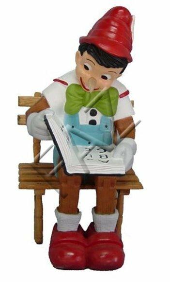 Design Pinocchio Figur Statue Skulptur Dekoration Figuren Karikatur Skulpturen