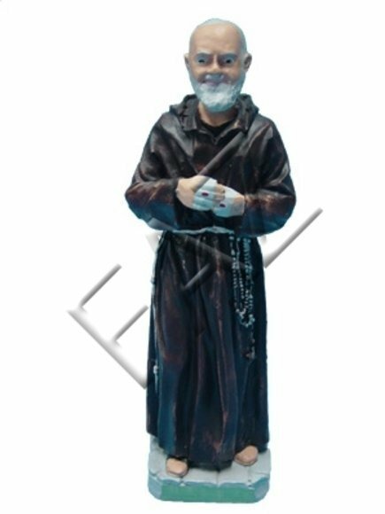 Figur Garten Statue Skulptur Figuren Heiliger Mönch Skulpturen Dekoration