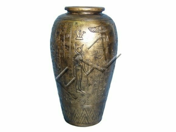 Design Ägyptische Vase Decovase Figur Statue Figuren Skulptur Skulpturen