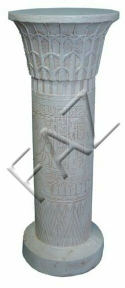 Design Ägyptische Säule Figur Statue Skulptur Figuren Skulpturen