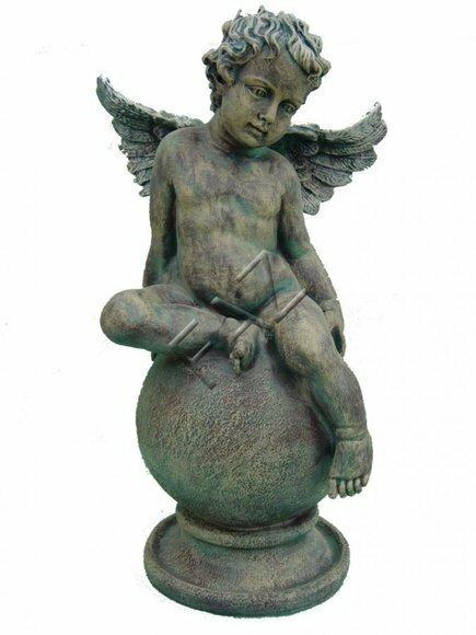 Engel Figur Statue Skulptur Figuren Skulpturen Dekoration Deko 62cm