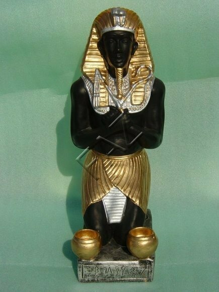 Design Antik Ägyptische Dekoration Figur Statue Skulptur Figuren Skulpturen