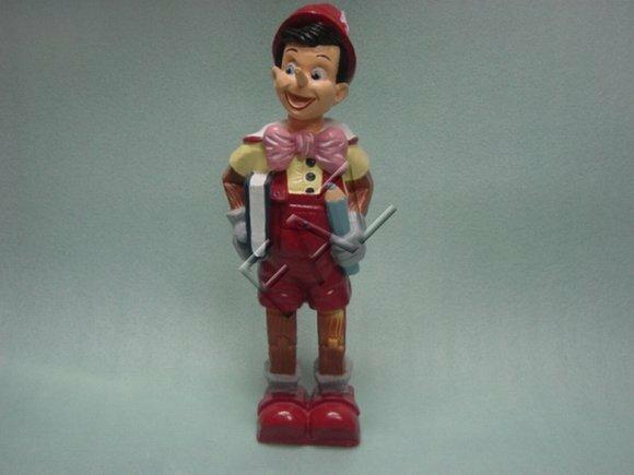 Design Pinocchio Figur Dekoration Statue Skulptur Figuren Karikatur Skulpturen