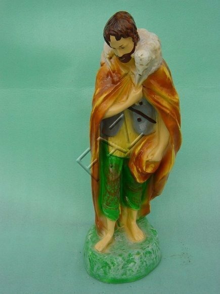 Design Schafhirt Figur Garten Statue Skulptur Dekor Figuren Skulpturen