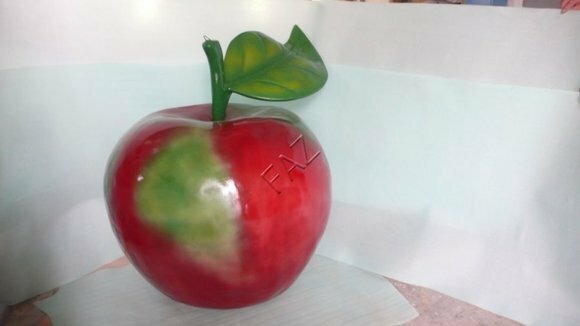 Design Apfel Figur Statue Skulptur Figuren Skulpturen Dekoration Deko