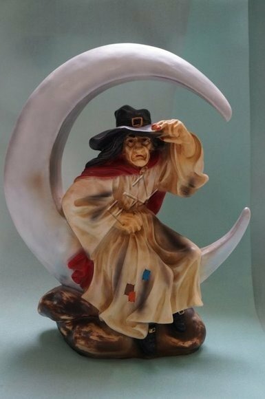 Design Hexe XXL Figur Statue Skulptur Figuren Skulpturen Deko Baba