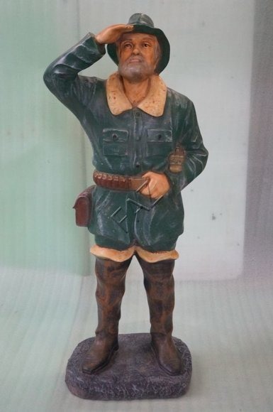 Mann Figur Statue Skulptur Figuren Skulpturen Dekoration Deko Jäger