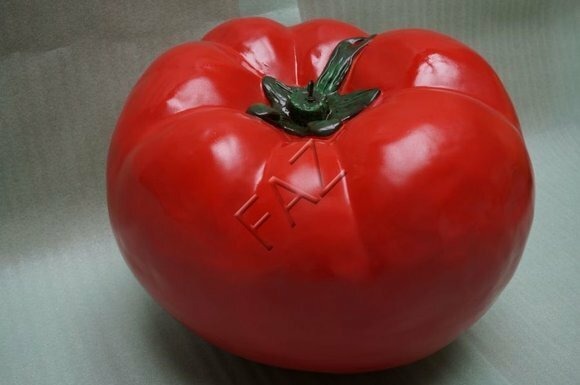 Design Tomate Figur Garten Statue Skulptur Figuren Skulpturen Dekoration