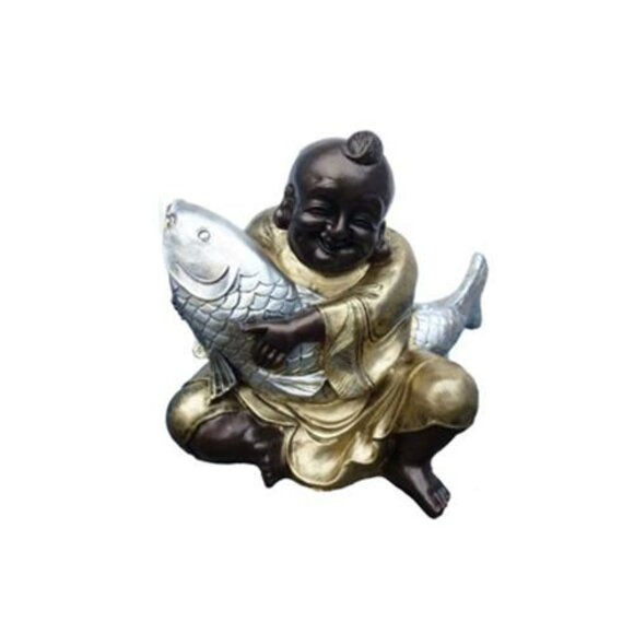 Deko Figur Statue Skulptur 33 cm Figuren Statuen Skulpturen Buddha